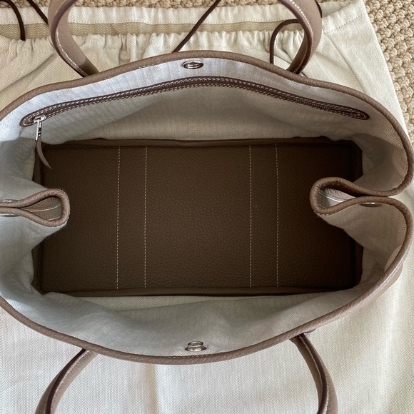 ‼️SOLD‼️💯Authentic Hermes Garden Party 36MM Etoupe - Picture 5 of 15